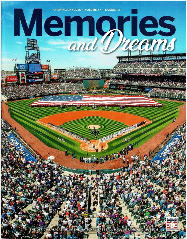 4 Issues Of "Memories And Dreams" The National Baseball Hall Of Fame Magazine