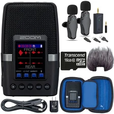 Zoom H2essential Multi-Mic 32-Bit Float Handy Recorder + Accessories