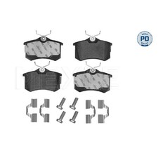 Satz Bremsbeläge Bremsklötze hinten für Audi A2 8Z0 A3 8L1 8P1 8P7 8PA | 4139