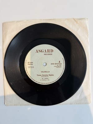 Valhalla Lightning In The Sky These Sunday  Nights UK Asgard 7'' ASG69151 OG Rare