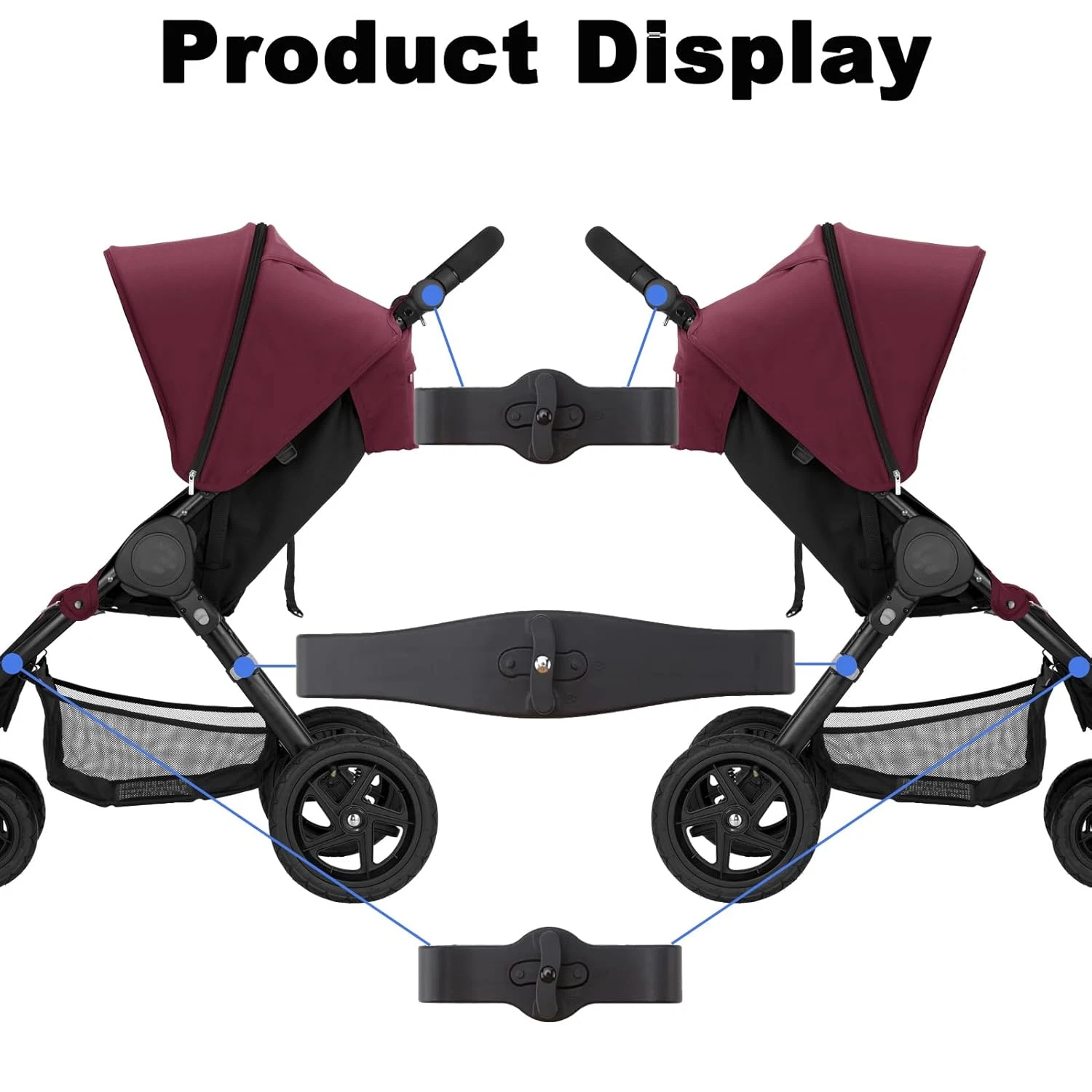 Baby Stroller Connectors YOYO Strollers Pushchair 2 In1 Twins Dual Stroller Pram