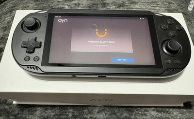 Black Ayn Odin 2 Mini 128GB 8GB RAM Snapdragon 8 Gen 2 Handheld
