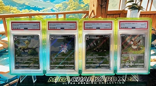 PSA 10 SEQUENTIAL EEVEELUTION SET Pokemon Chinese Exclusive Gem Vol.2 CBB2 CS