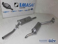 Imasaf Auspuffset Mitteltopf+Endtopf FüR Alfa Alfetta Gt 1.8+ Gtv 2.0 1974-1985