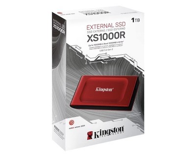 Kingston XS1000 1TB SSD | Taschenformat | USB 3.2 Gen 2 | Externe Festplatte 1050MB/s