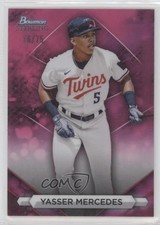 2023 Bowman Sterling Prospects Magenta Refractor 16/75 Yasser Mercedes b6y
