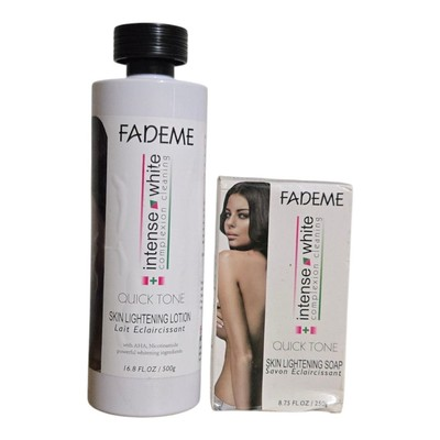 #ad Fademe Quick tone Glowing Body Lotion Soap $56.50