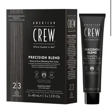AMERICAN CREW Precision Blend Dark 2/3 | Grey Blending Hair Color for Men