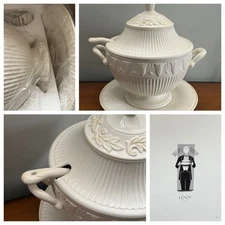 Vintage Lenox Butler's Pantry Large Soup Tureen, Lid, Underplate and Ladel NWT