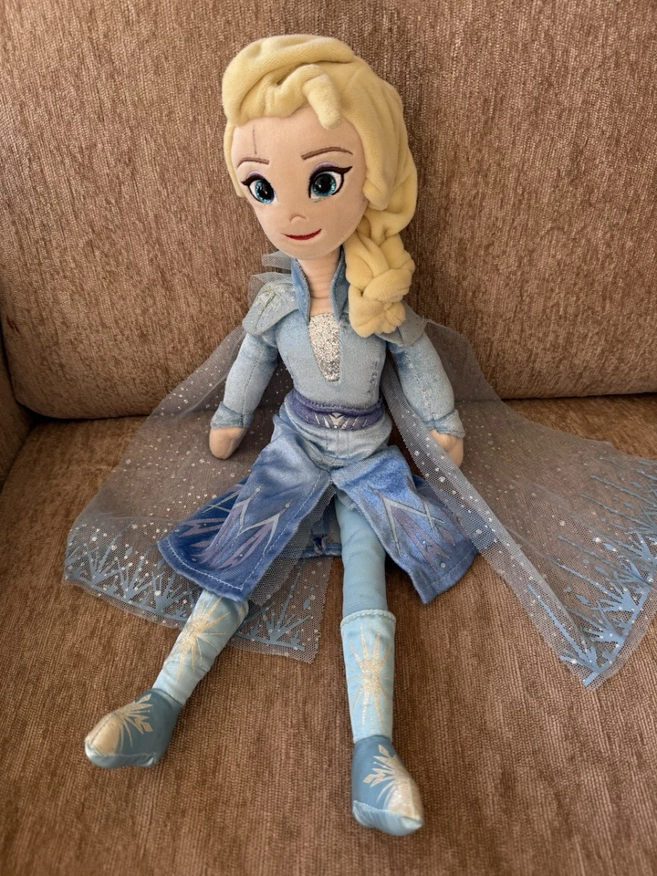 Juego de 2 peluches de Elsa and Olaf Disney Ty Beanie Foto 2 de 4