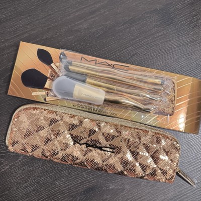 【新品】MAC ゴールデン タッチ ミニ ブラシ キット 試してみた】M・A・C ゴールデン タッチ ミニ ブラシ キットの