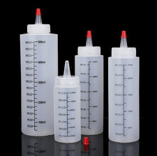 1pc Plastic Squeeze Bottle Needle Tip Leak-Proof Sauce Bottle 120/250/450ml
