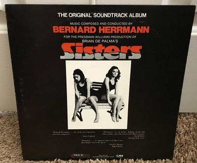 Bernard Herrmann - Sisters (1975) Original Soundtrack Album LP - Entr'acte