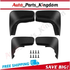 Splash Guard Mud Flaps For 2010-2014 Volkswagen Golf GTI 2.0L 2.5L 4PCS F+R