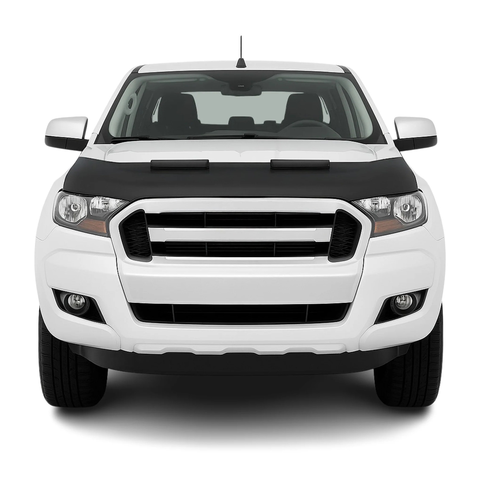 Protège capot Ford Ranger 2015-2021 déflecteur de capot noir en vinyle résistant