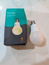 Hive Light Bulb B22 Bayonet Dimmable, Warm White, Smart LED