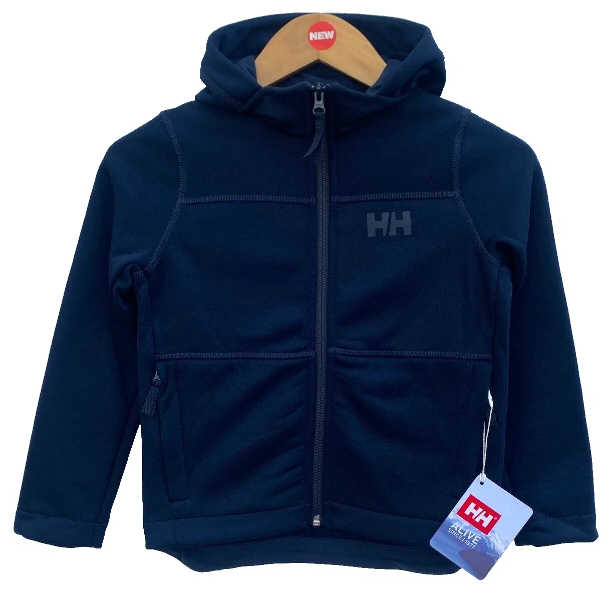 Helly Hansen Boy's Loen Fleece Jacket BLUE $90, Size: 10