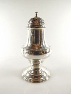 ANTIGUA RUEDA DE PLATA (PIMIENTA) CON SELLO LONDRES 1780 / HESTER BATEMAN REF37/4