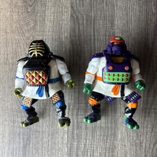 1993 Night Ninja Auto Mutations Leonardo Mike TMNT Playmates Toys