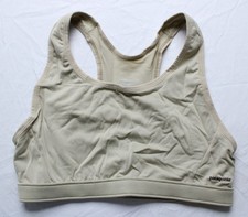 Patagonia Women's Lightweight Capilene Sports Bra DH3 Tan/Khaki Medium NWT