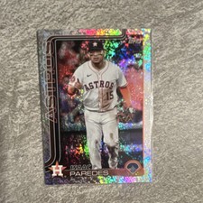 Topps 2025 Update Series Parallel Isaac Paredes #US195 Houston Astros