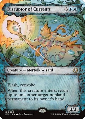 NM Showcase Disruptor of Currents, MTG, Lorwyn Eclipsed, Magic, 303
