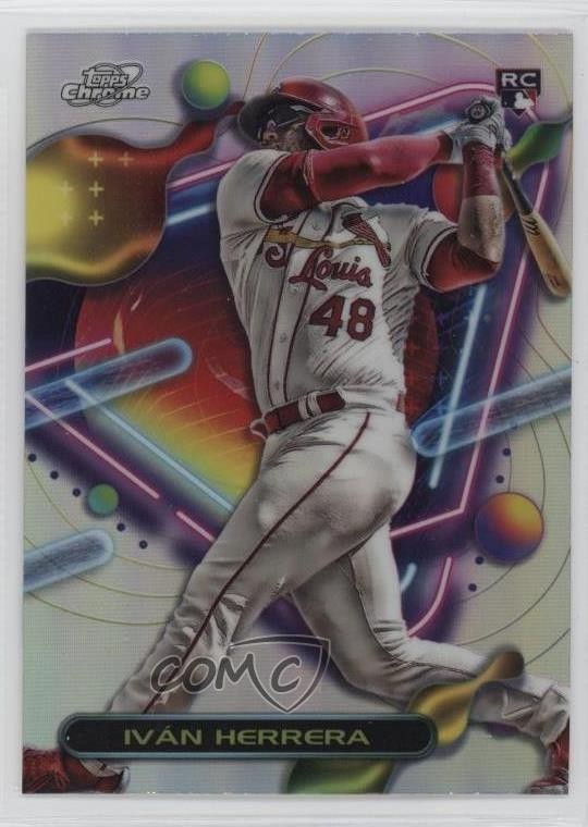 2023 Topps Cosmic Chrome Refractor Ivan Herrera Iván Herrera #147 2d9