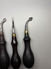 Lot Antique GOMPH Leather Tools Beveled Tickler Single Edge Creasers LEFT HAND — photo 6