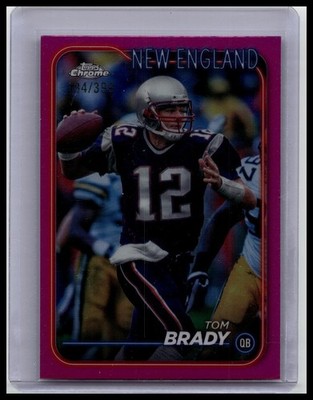 2024 Topps Chrome #120 Tom Brady Magenta Refractor #/399