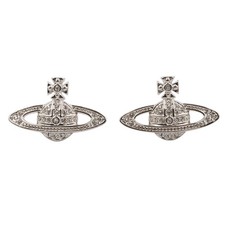 Vivienne Westwood Pierced earrings boucle d'oreilles 62020 rhinestones brass NEW