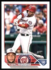 2023 Topps #257 Yadiel Hernandez Washington Nationals 54798