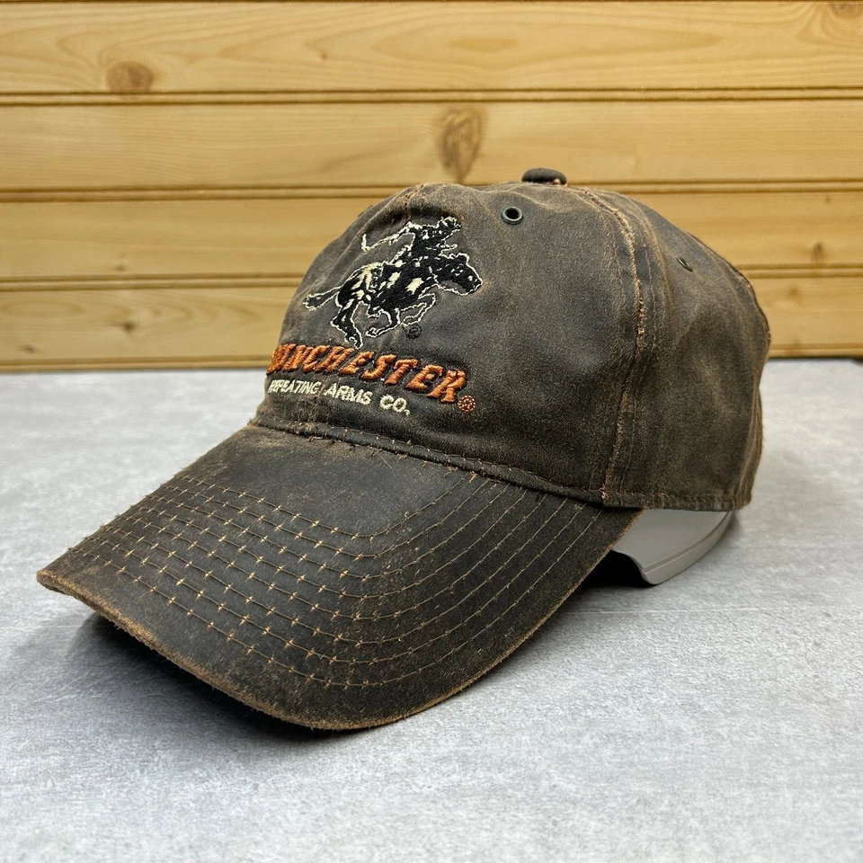 Gorra Winchester Exterior Para Hombre Ajustable Marrón Estilo Vintage Estilo Saude Foto 3 de 4