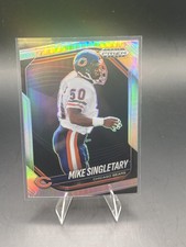 2025 Panini Prizm Black #23 Mike Singletary Prizms Silver