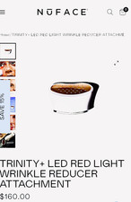 NuFACE TRINITY+ LED Red Light Wrinkle Reducer...