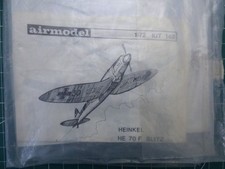 1/72 AIRMODEL # HIGH DETAIL VERY RARE OOP  VACFORM AXIS HEINKEL HE 70F BLITZ