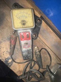 Vintage TARTAN KAL EQUIP Dwell Tach Tester 4 Cyl Engines Double 8 Cyl Readings