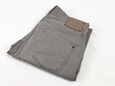 Brax Hi-Flex Chuck Mens Grey Slim Straight Pants 30x30 Modern Fit