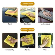 Microfiber Car Cleaning Towels High Absorbent Auto Detailing Wash Dry Cloth