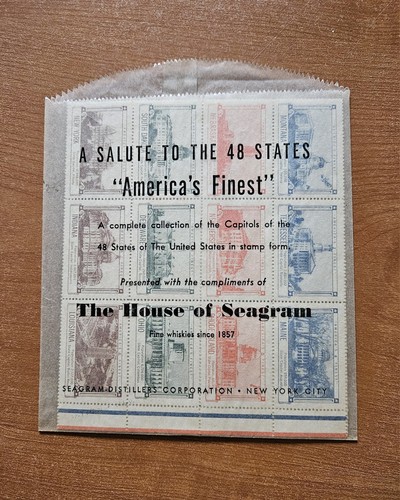 House Of Seagrams Salute To The 48 States: Complete Collection Of Capitols Of...