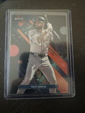 2025 Topps Finest #63 Riley Greene Black Parallel Common #/20 Tigers SSP