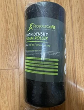 NIP Prosource Fit High Density Foam Roller in Black - Size 12”x6” (30cm. x 15cm.