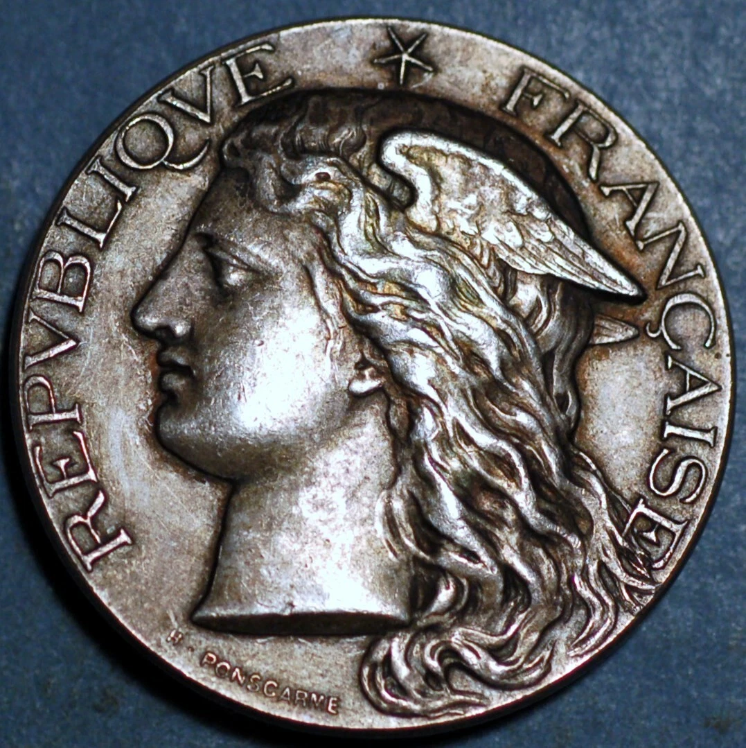 Médaille En Argent 1885 - Ministère Du Commerce - Gravure H. Ponscarme (Monnaie De Paris)