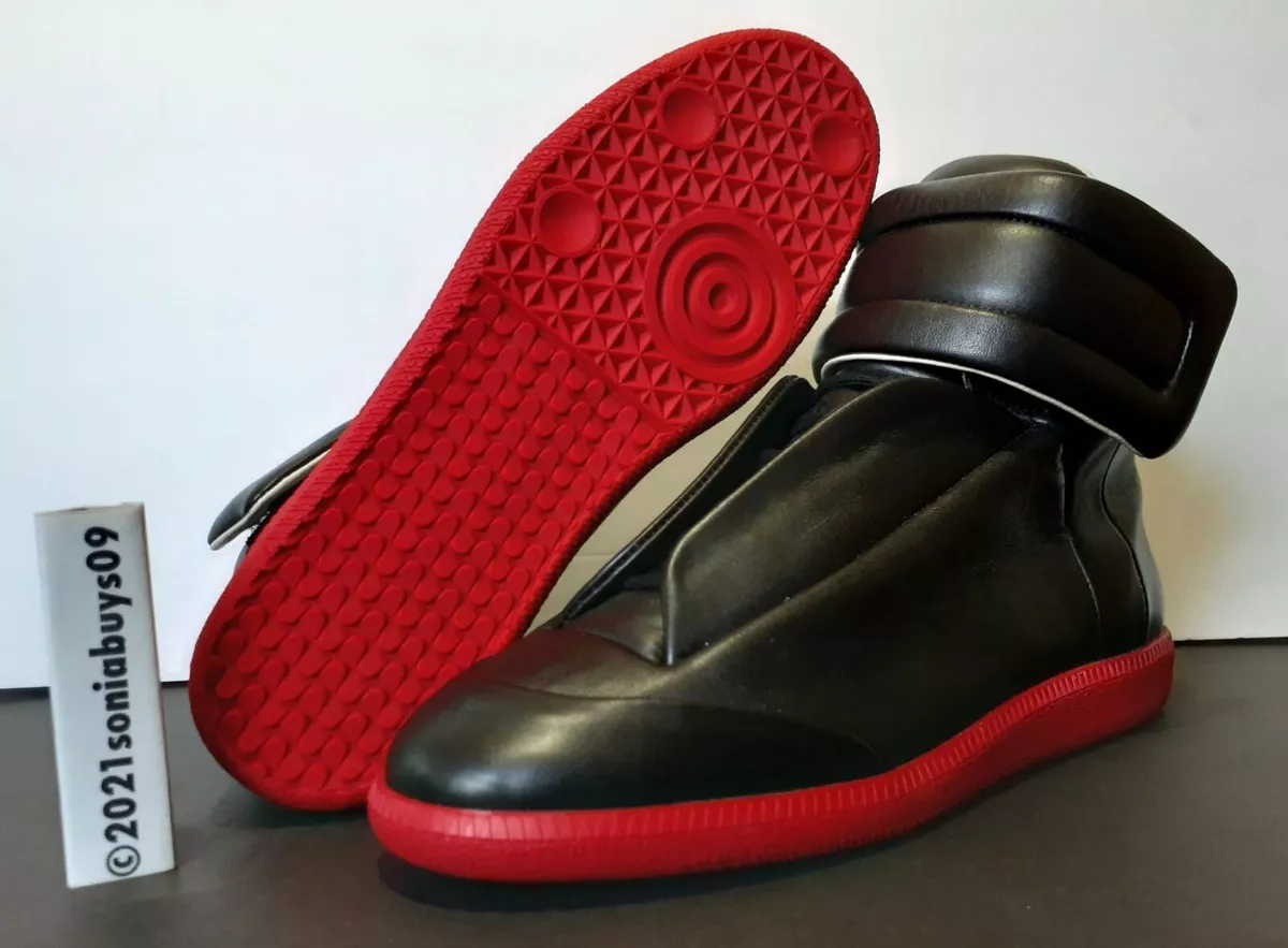 Margiela Men&#039;s Future Sneakers, Black/Red, Size 42 | eBay