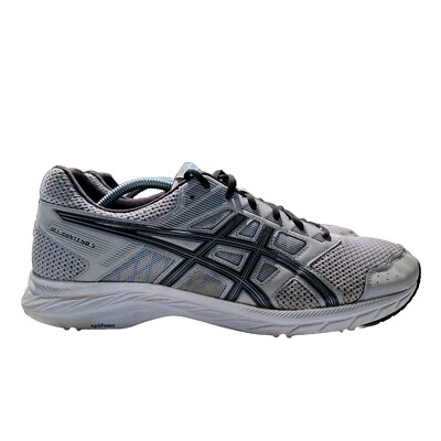 Asics Gel Contend Silver Mens 13 Running Athletic Shoes Sneakers
