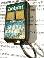 Ziebart Code Alarm Keyless Remote Fob car start GOH-MM6-101890 vehicle security