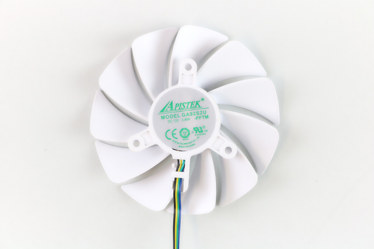 Full Set GPU Fans 87mm Zotac RTX 3080 Trinity OC White | US Seller