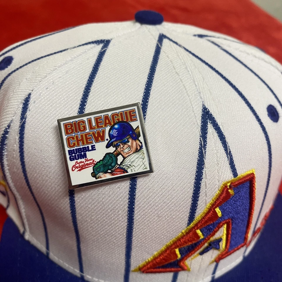 Arizona Diamondbacks New Era 59Fifty Big League Chew Fitted Hat Pinstripe 7-1/2 - Image 4 of 4