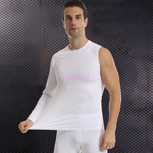 Sports Compression Shirts 1/2 Single Arm Long Sleeve Athletic Base Layer Shirt - Picture 12 of 18