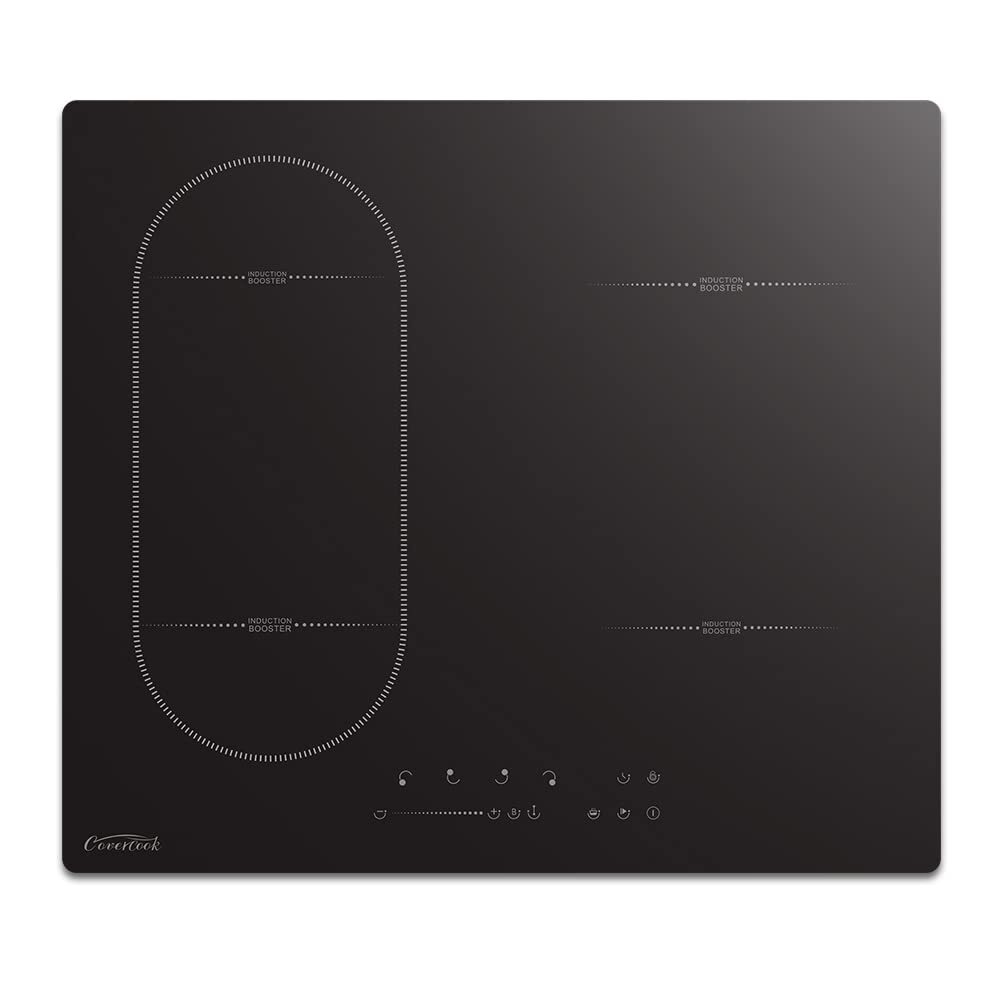 COVERCOOK Piano cottura a induzione, piano cottura elettrico 60 cm, (p9O)