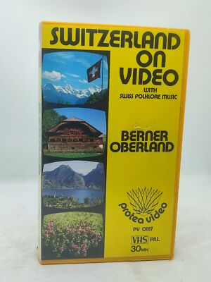 Switzerland On Video Berner Oberland On VHS Video Cassette Tape